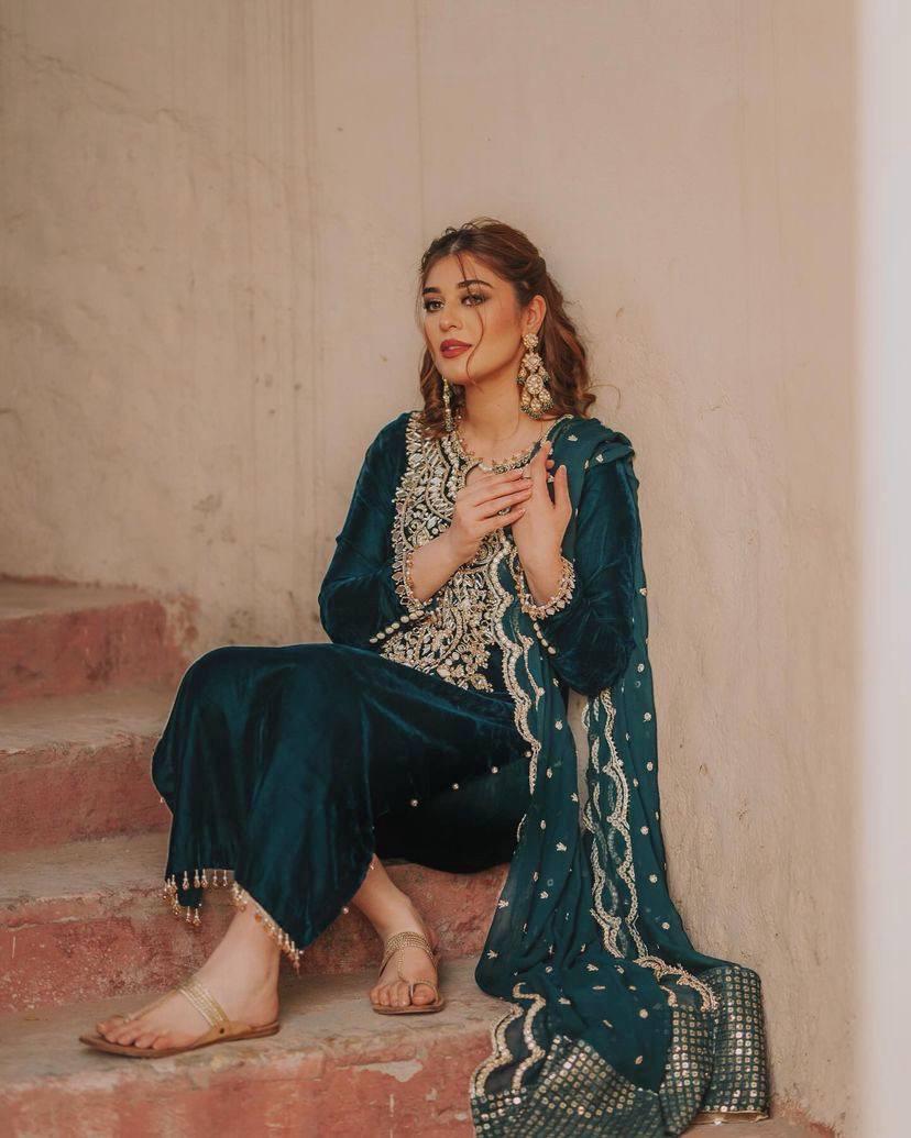 Pakistani salwar kameez readymade for eid Indian dress
