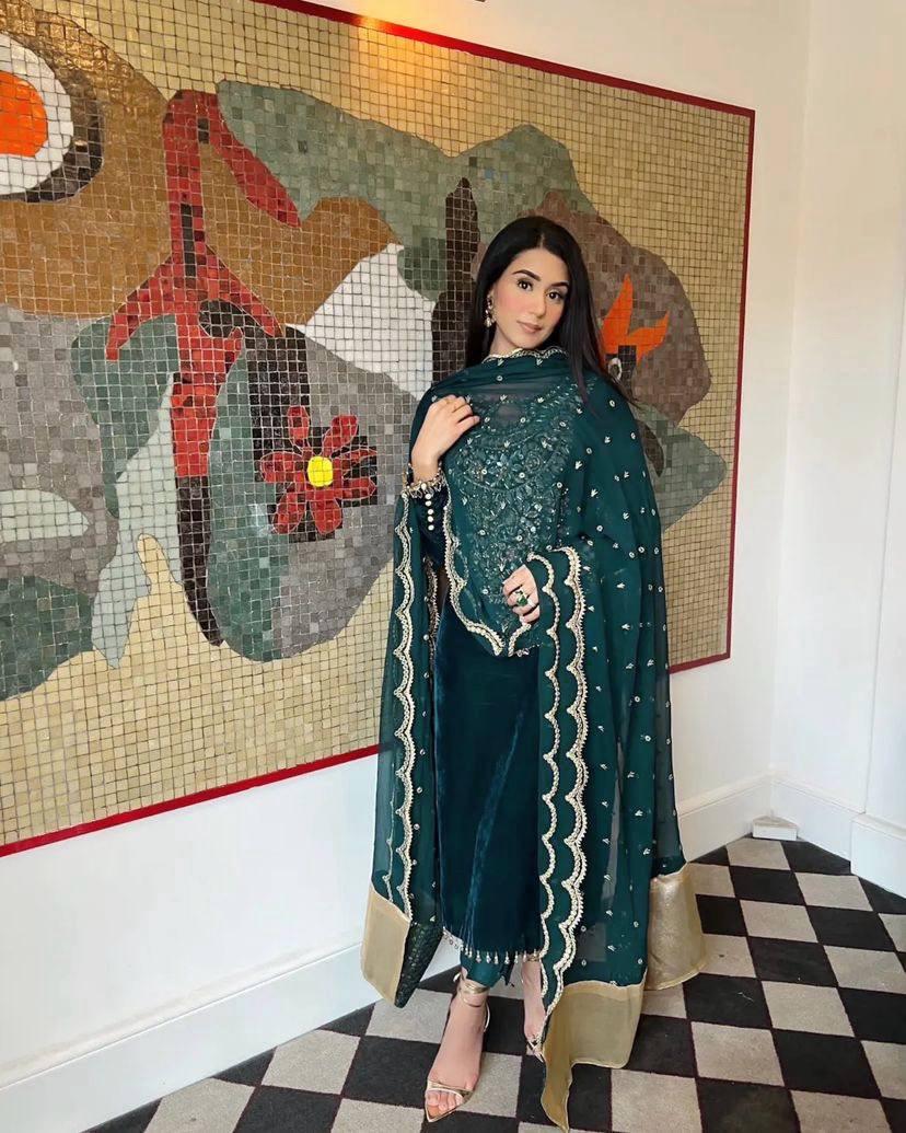 Pakistani salwar kameez readymade for eid Indian dress