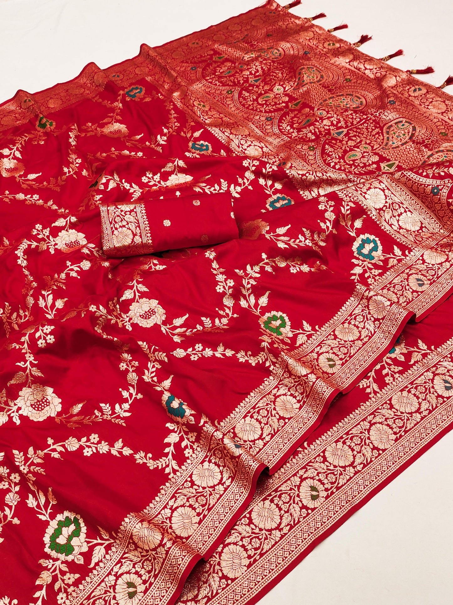 Ready To Wear indian Designer Banarasi silk saree