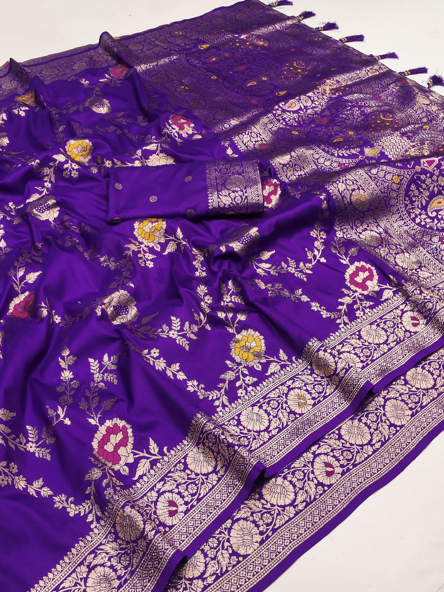 Ready To Wear indian Designer Banarasi silk saree