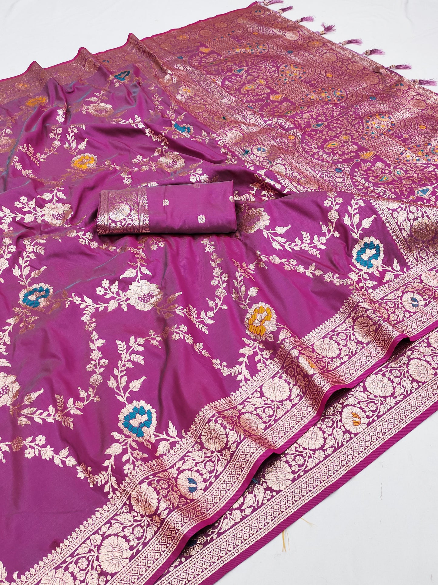 Ready To Wear indian Designer Banarasi silk saree