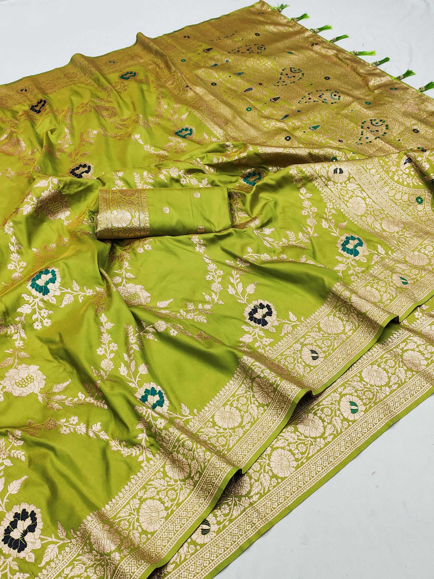 Ready To Wear indian Designer Banarasi silk saree
