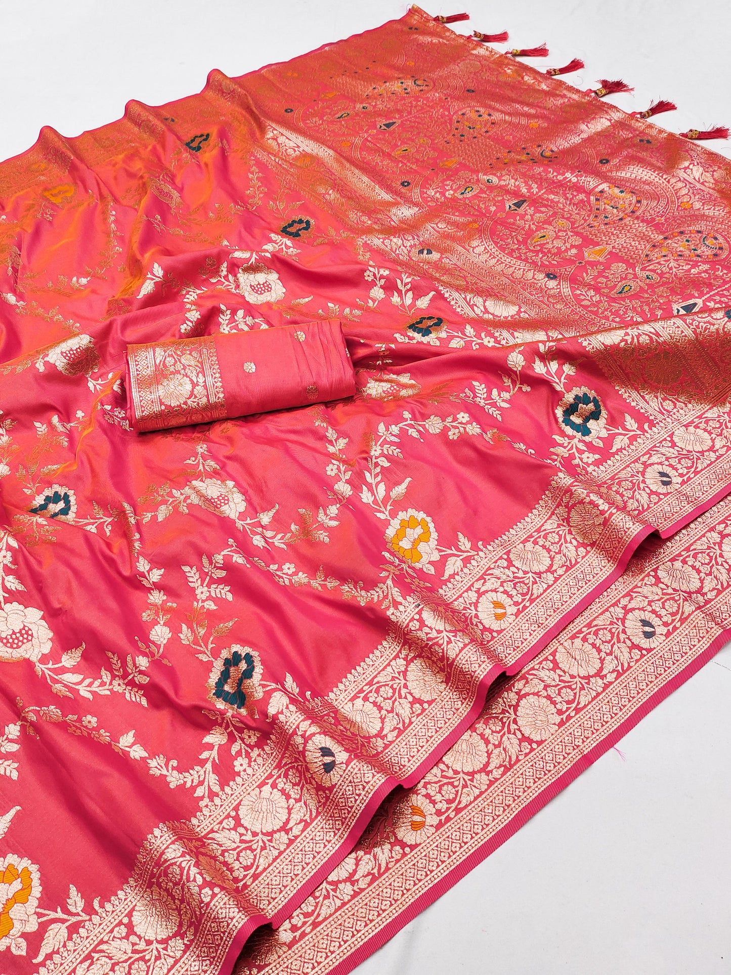 Ready To Wear indian Designer Banarasi silk saree