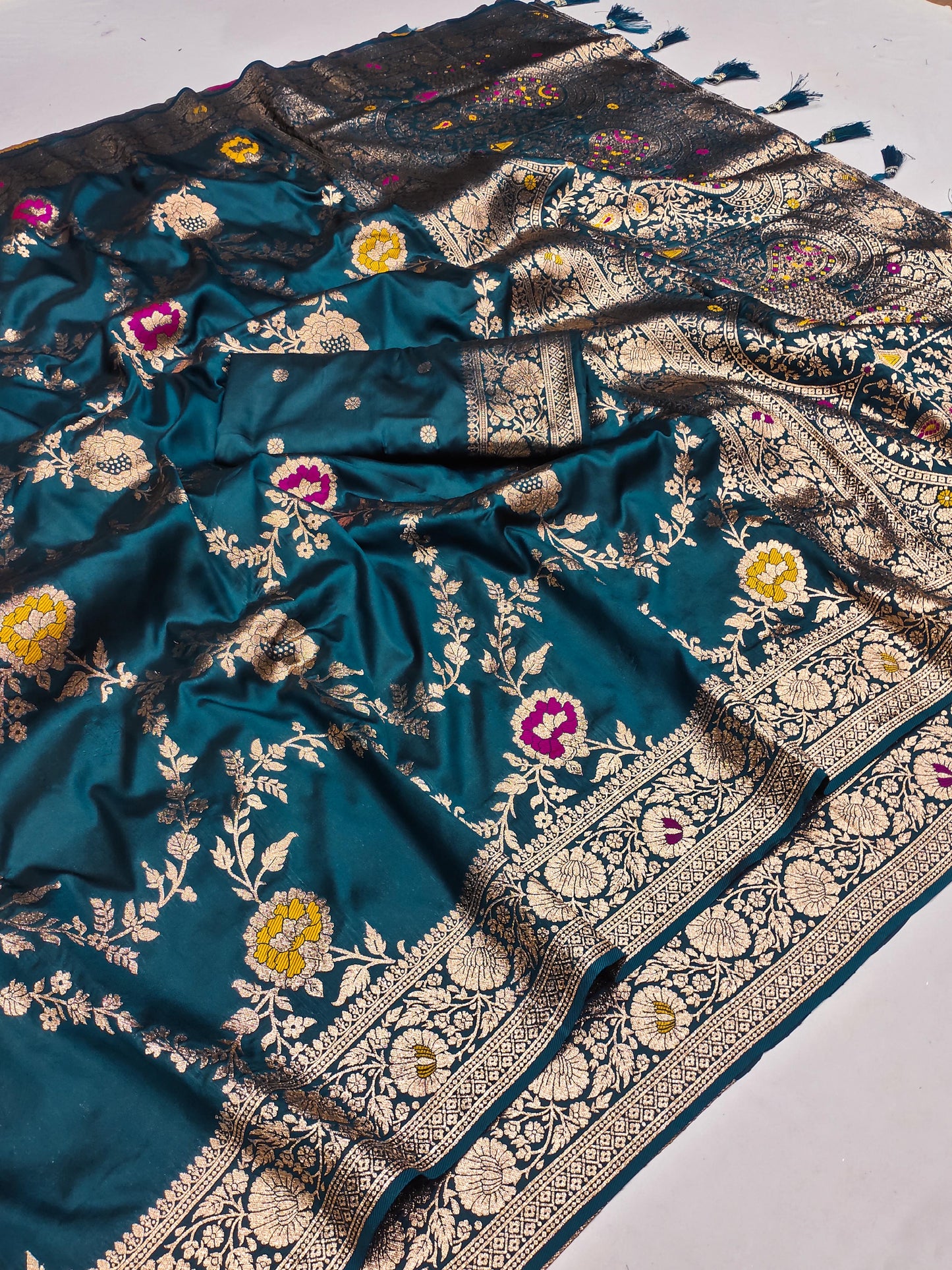 Ready To Wear indian Designer Banarasi silk saree