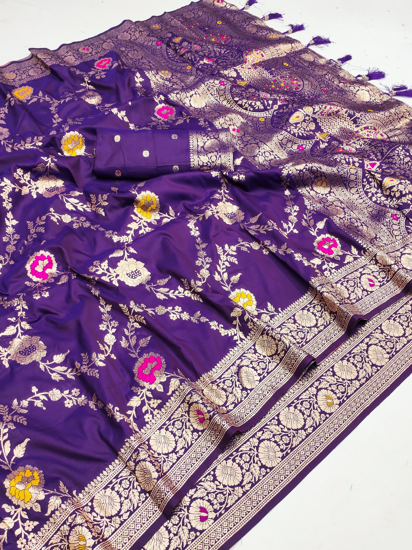 Ready To Wear indian Designer Banarasi silk saree