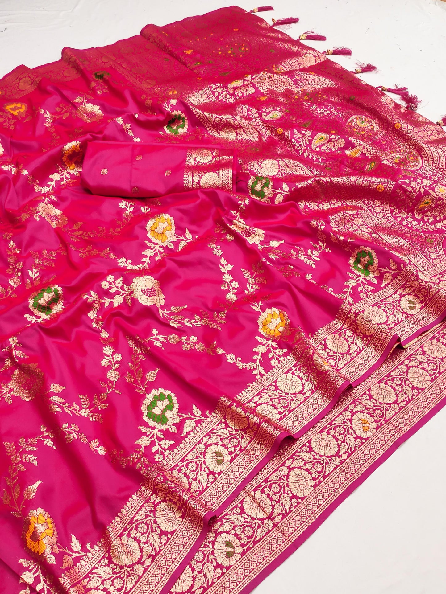 Ready To Wear indian Designer Banarasi silk saree