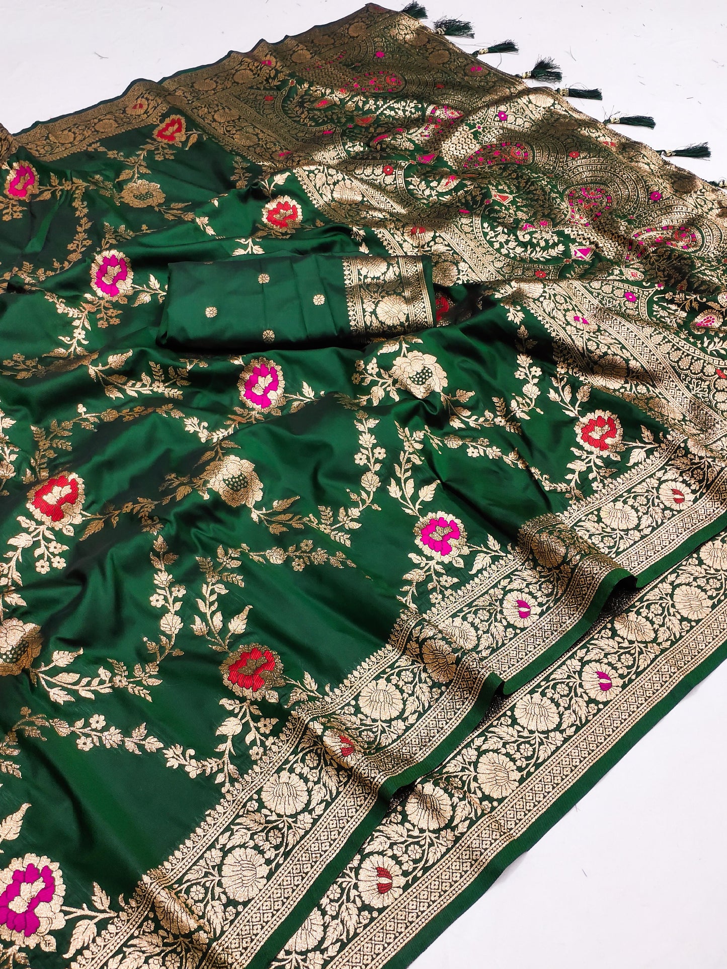 Ready To Wear indian Designer Banarasi silk saree