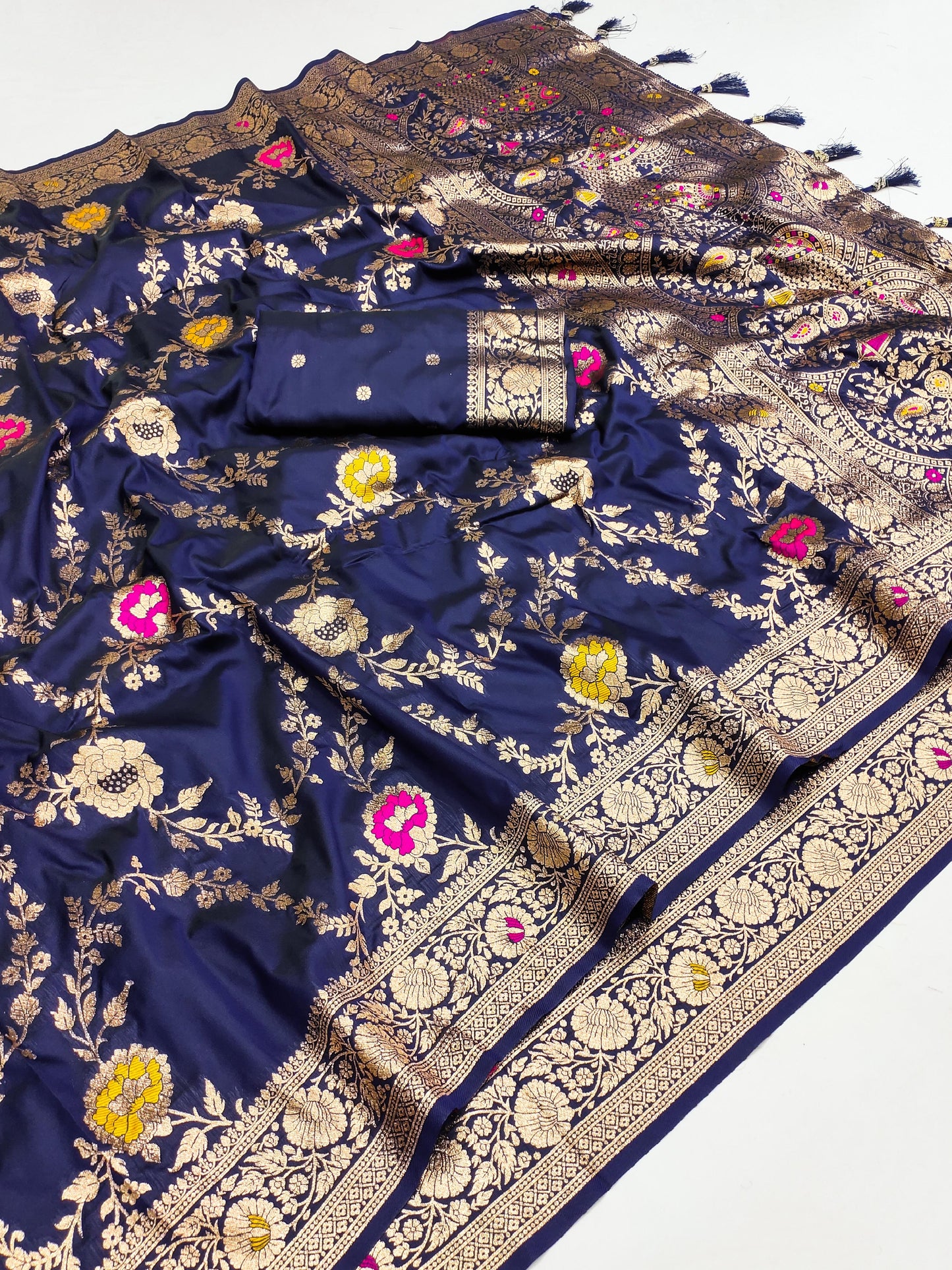 Ready To Wear indian Designer Banarasi silk saree