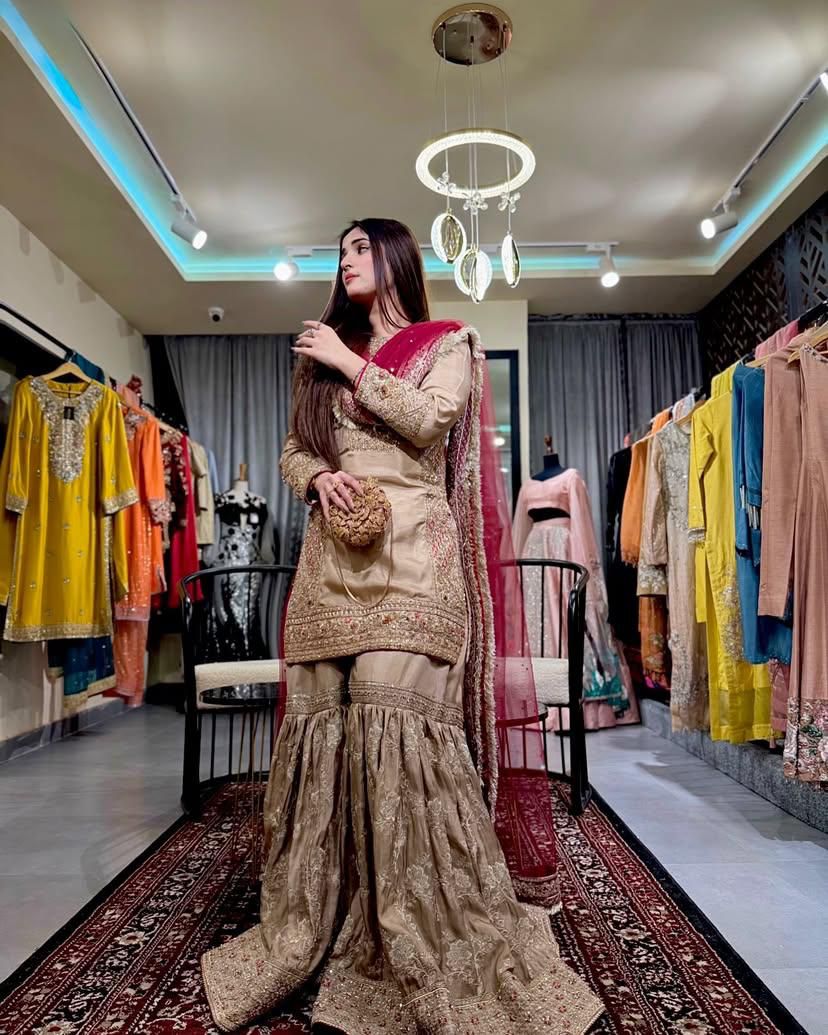 Pakistani Sharara Suit set for EID Indian wedding salwar kameez