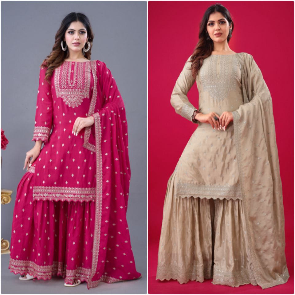 Readymade Sharara Suit set wedding Festival Indian salwar kameez pakistani dress