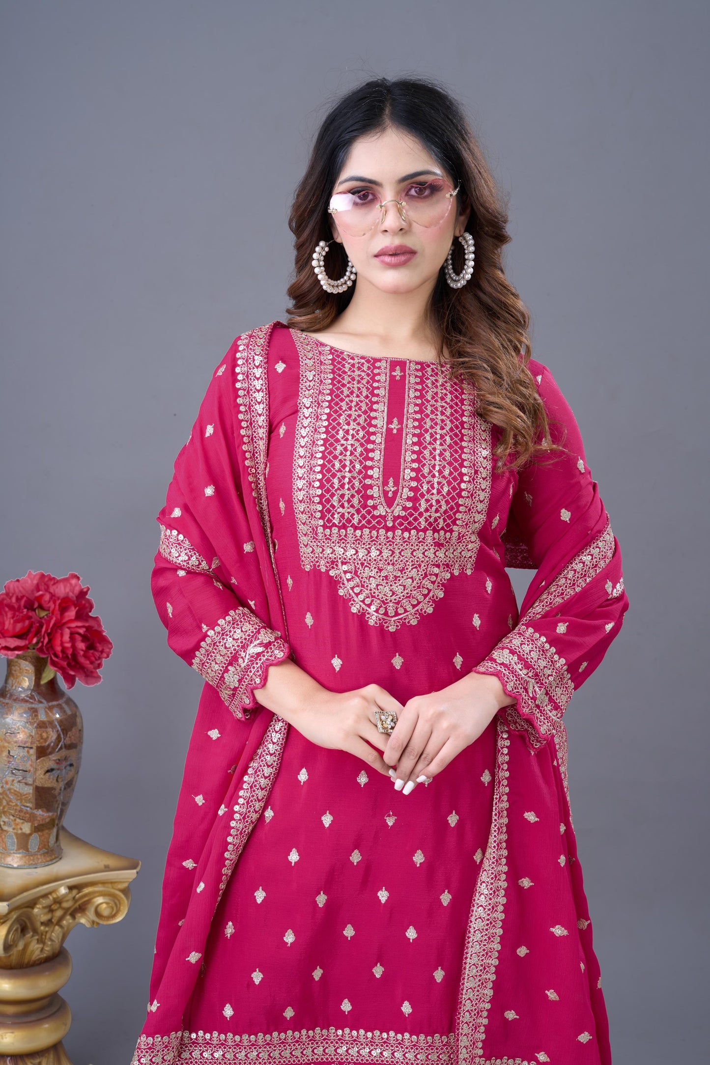 Readymade Sharara Suit set wedding Festival Indian salwar kameez pakistani dress