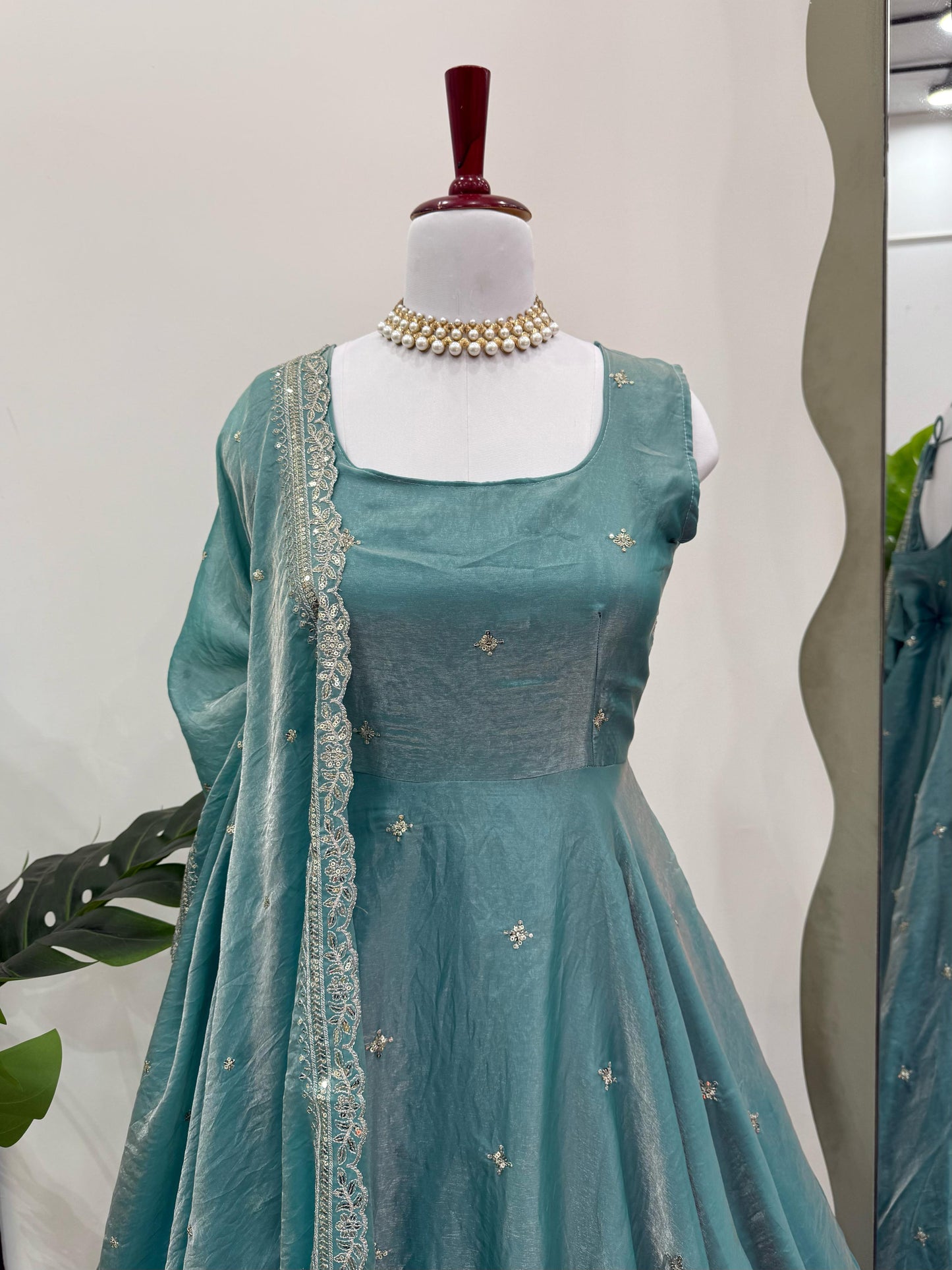 Full Flair anarkali Readymade Indian salwar kameez for wedding Festival partywear