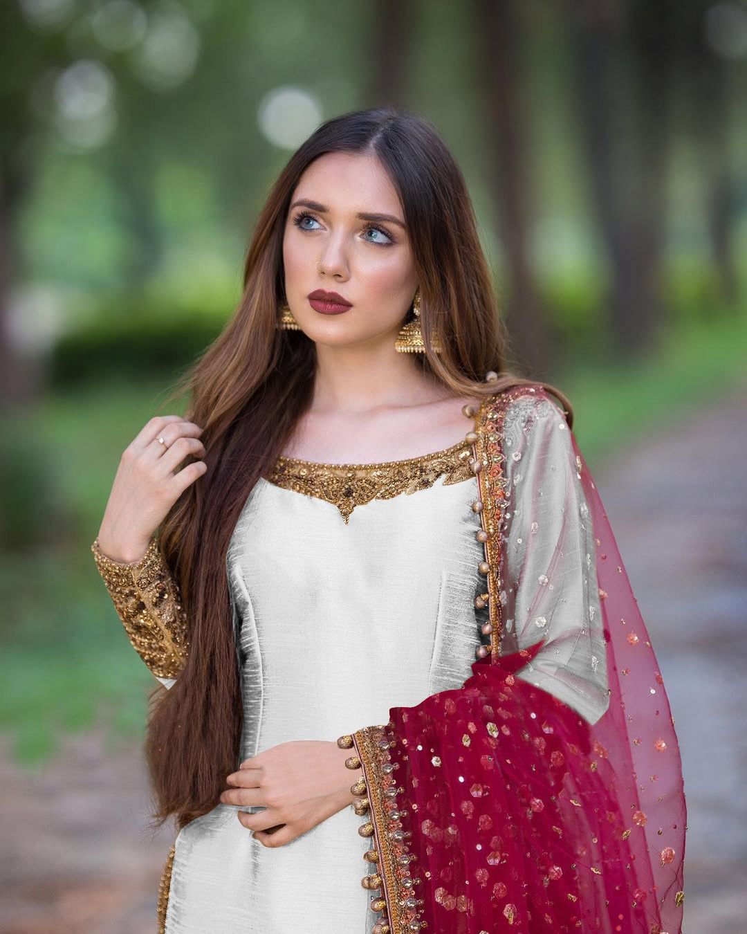 Pakistani Eid salwar Kameez Readymade Indian wedding dress