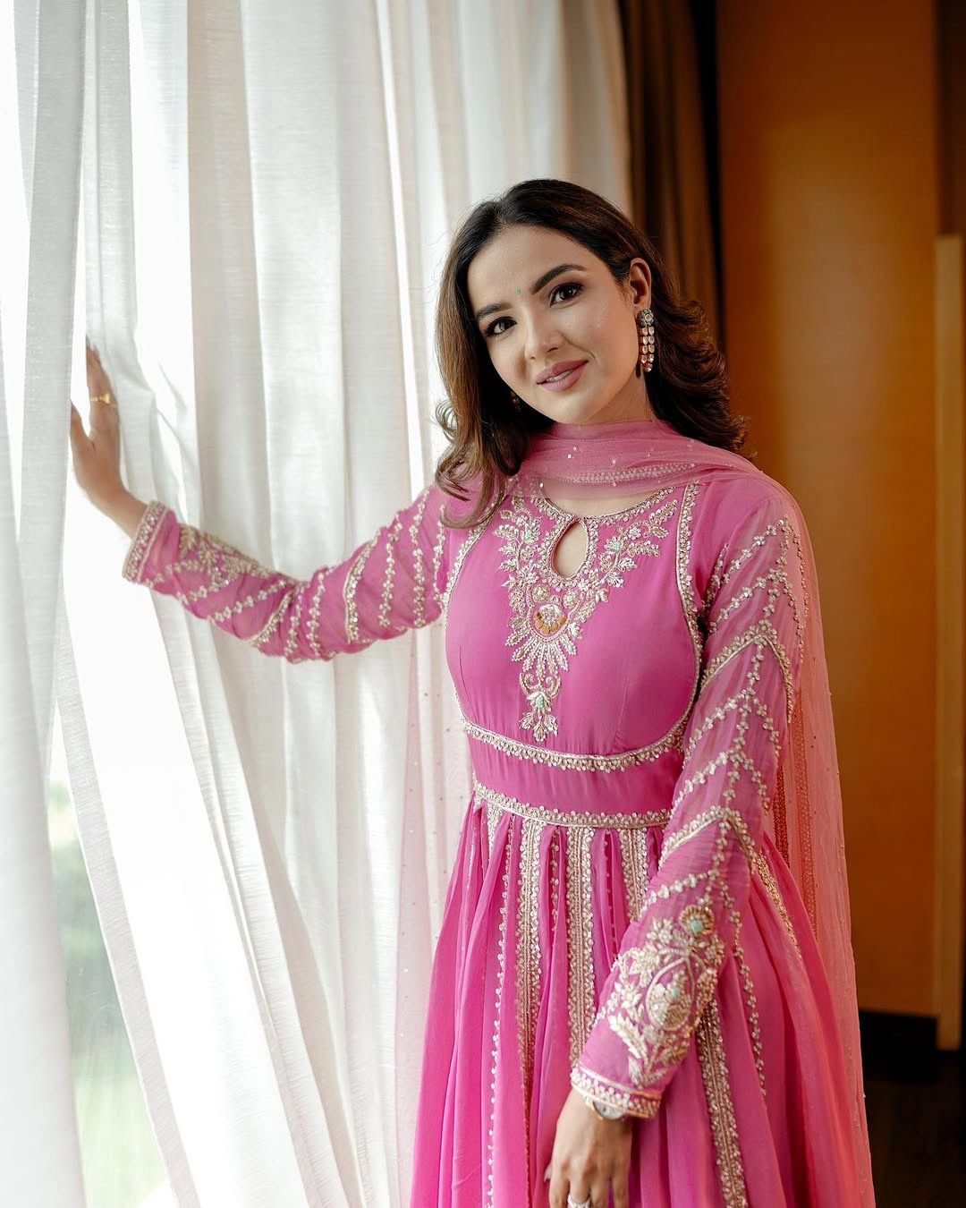 Indian wedding Festival partywear anarkali Full Flair Salwar kameez