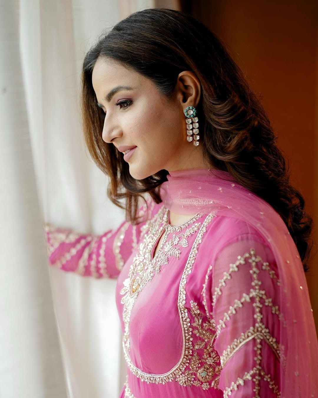Indian wedding Festival partywear anarkali Full Flair Salwar kameez