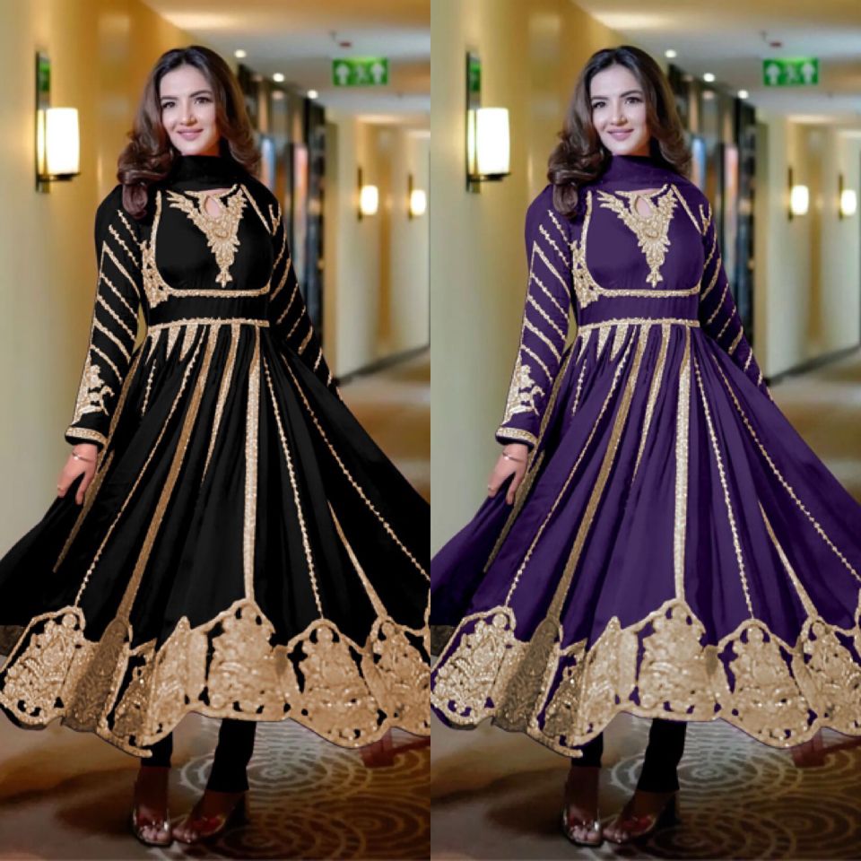 Indian wedding Festival partywear anarkali Full Flair Salwar kameez