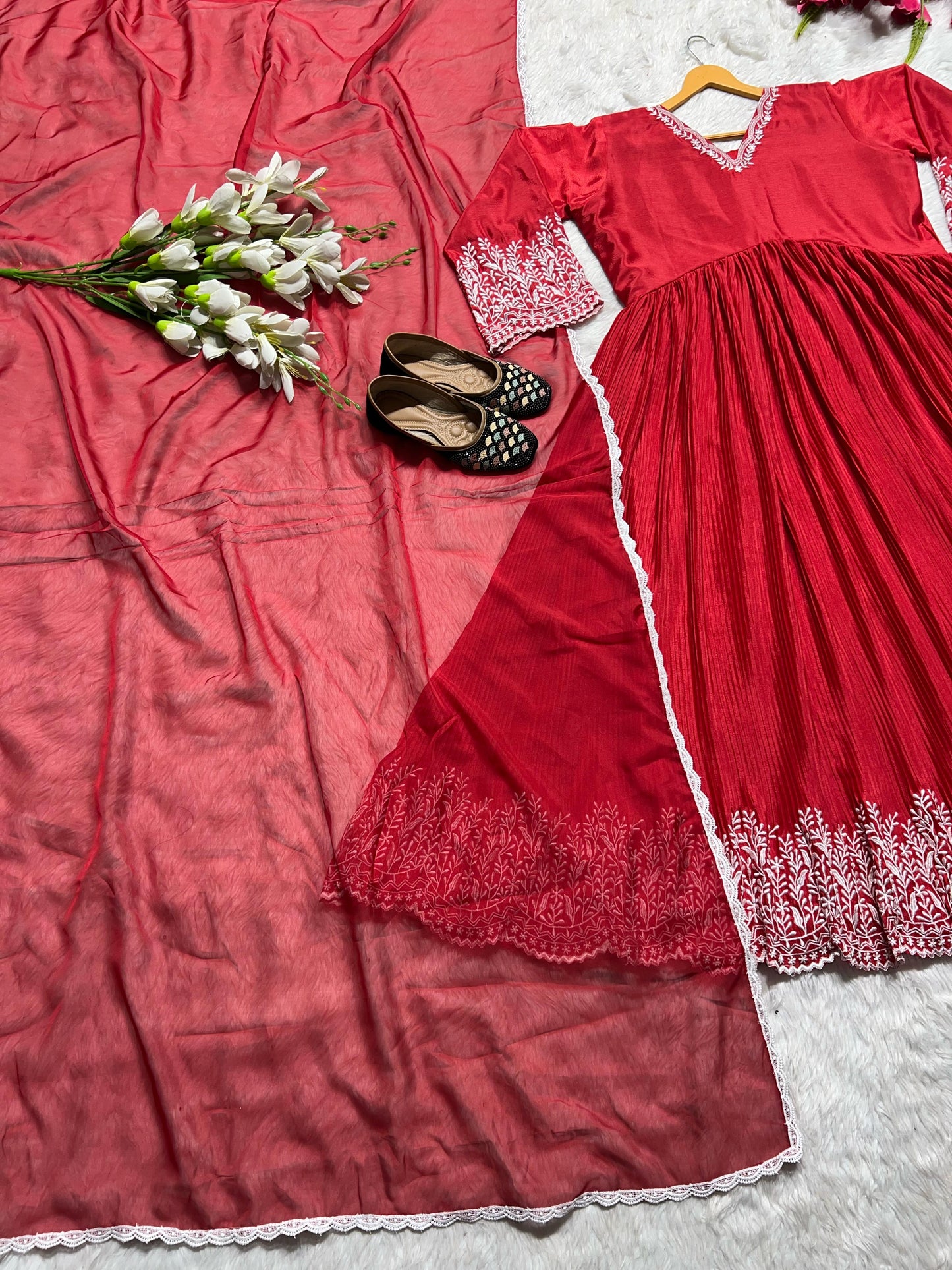 Anarkali Full Flair Readymade Wedding Designer Party Wear Salwar Kameez suit