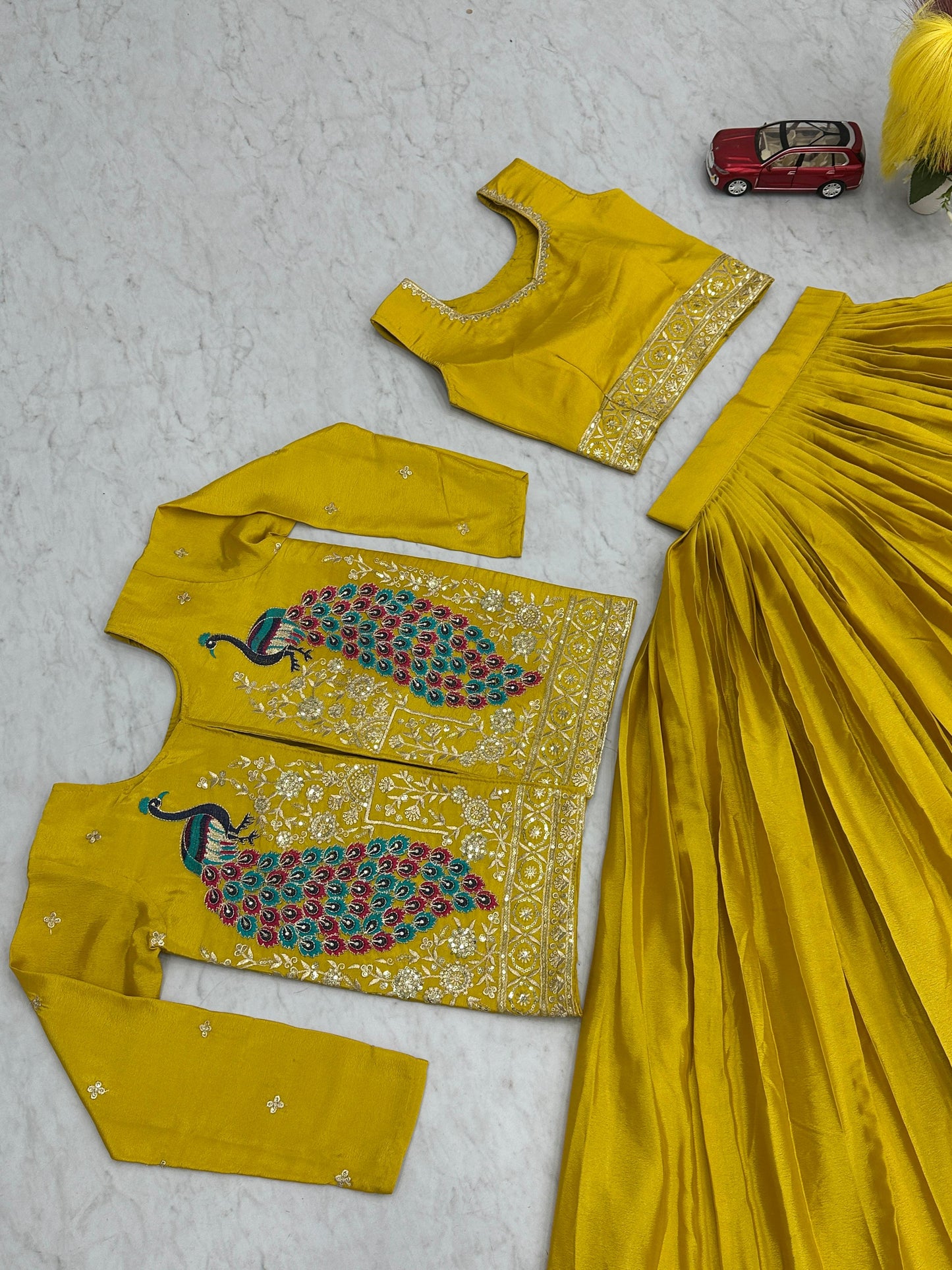 Haldi Indowestern lehenga choli with Jacket Readymade Indian wedding Festival Lehenga Choli partywear