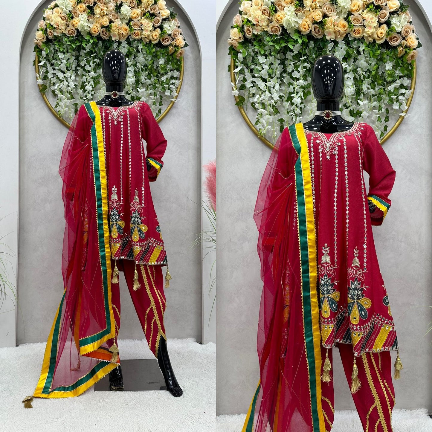 Punjabi Readymade premium Dhoti Salwar set Indian wedding Festival Salwar kameez dress