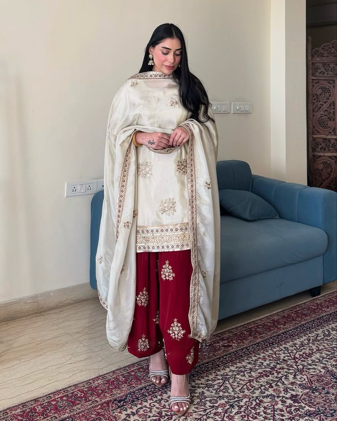 Indian Wedding Festival partywear salwar kameez readymade dress