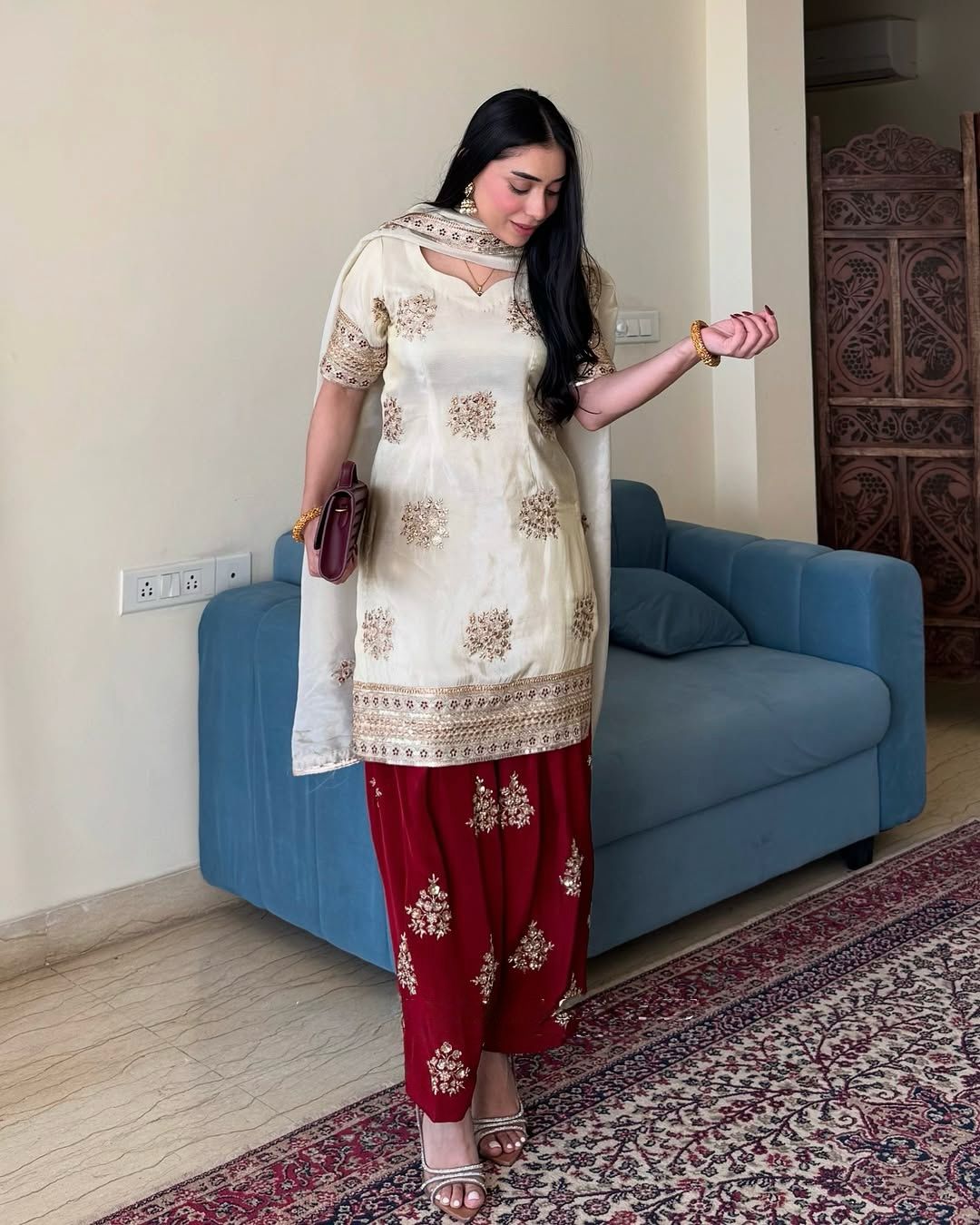 Indian Wedding Festival partywear salwar kameez readymade dress
