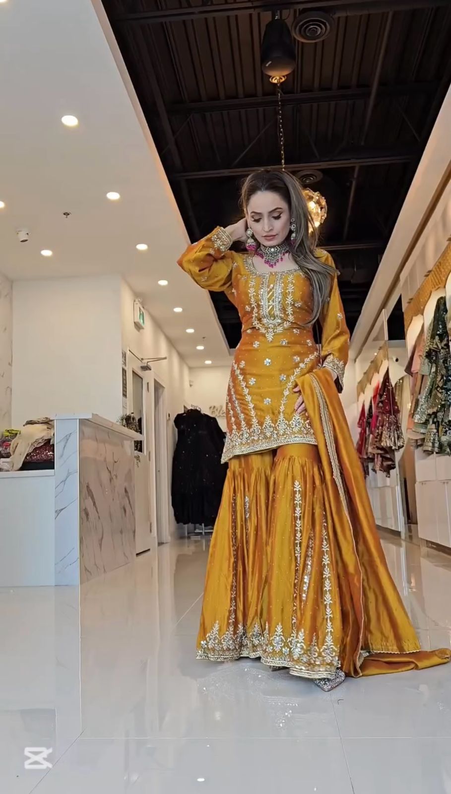 Pakistani Sharara Suit Set Ready to wear indian wedding Festival partywear dress