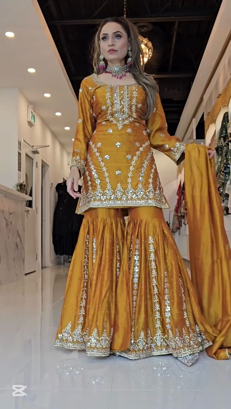 Pakistani Sharara Suit Set Ready to wear indian wedding Festival partywear dress