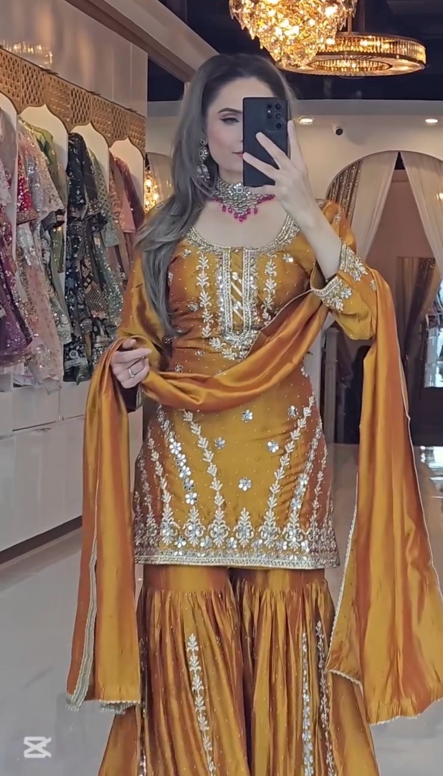 Pakistani Sharara Suit Set Ready to wear indian wedding Festival partywear dress
