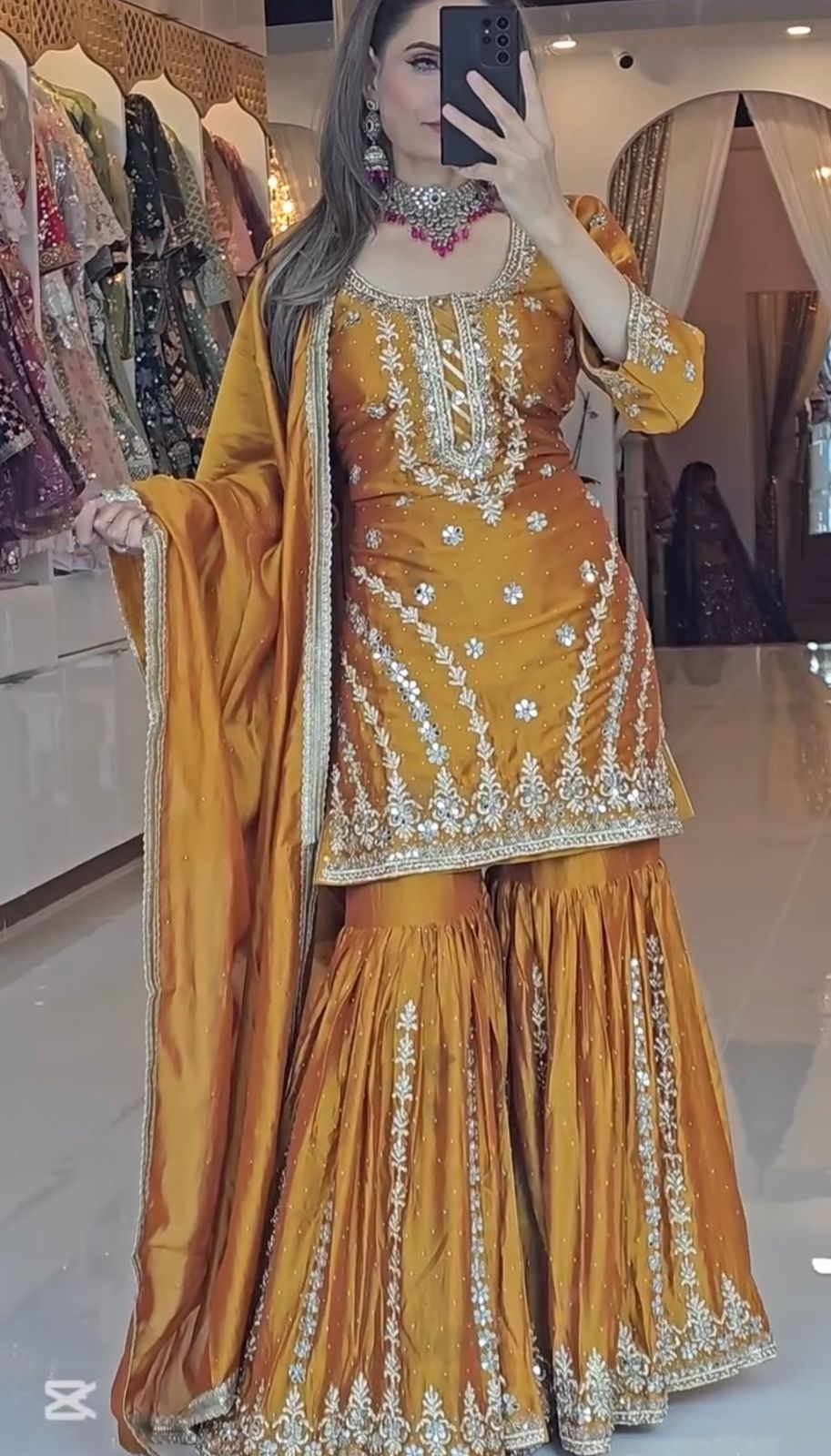 Pakistani Sharara Suit Set Ready to wear indian wedding Festival partywear dress