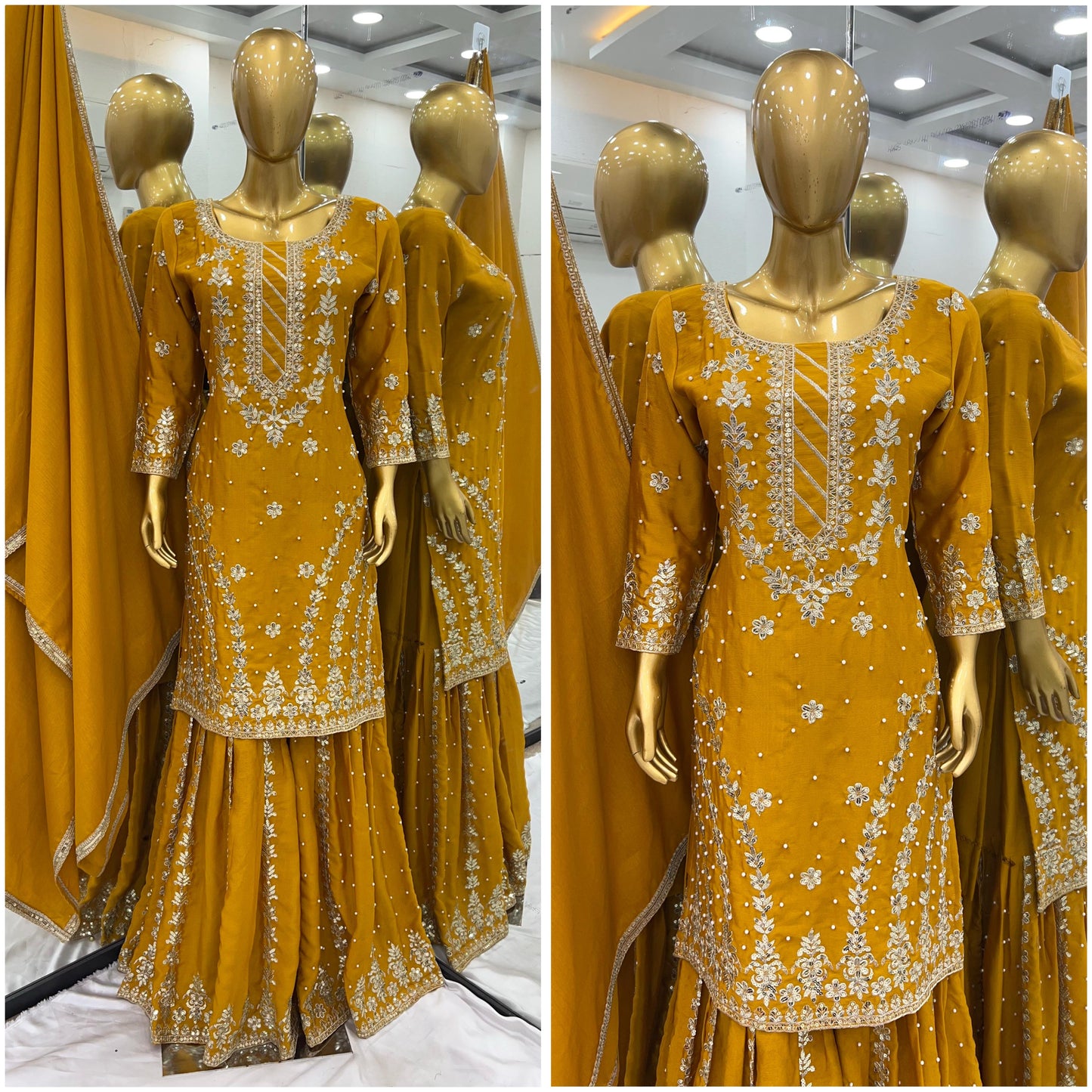Pakistani Sharara Suit Set Ready to wear indian wedding Festival partywear dress