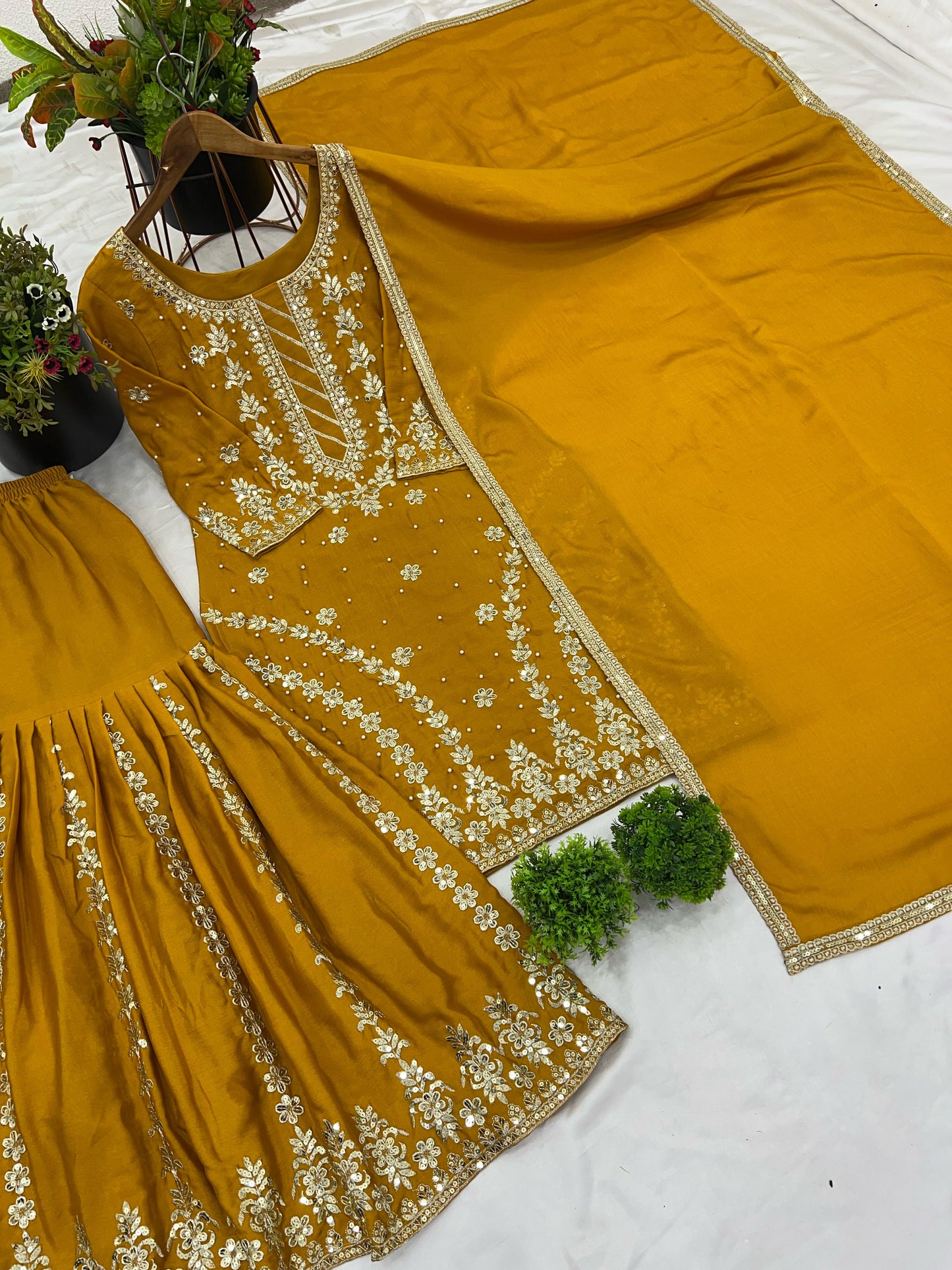 Pakistani Sharara Suit Set Ready to wear indian wedding Festival partywear dress