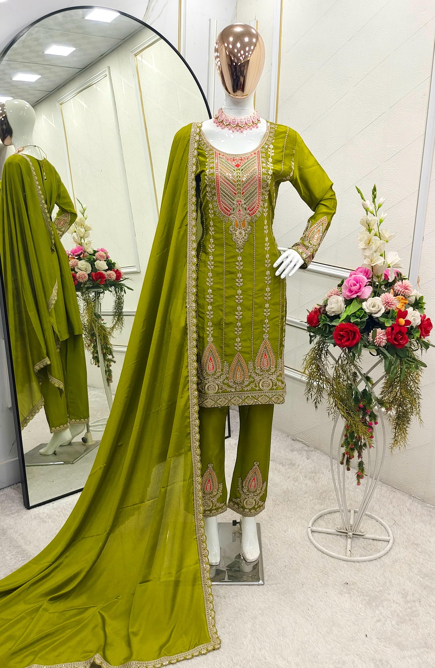 Readymade Indian wedding Festival partywear salwar kameez Designer dress