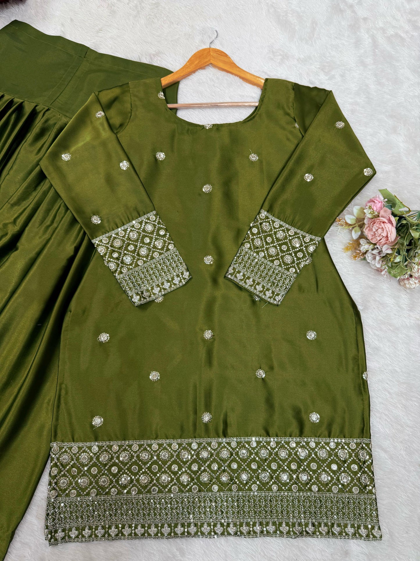 Punjabi Dhoti Salwar suit Readymade Indian wedding Festival partywear salwar kameez dress