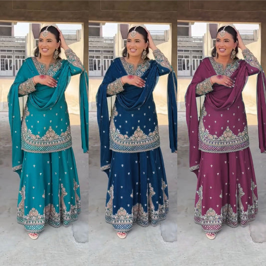 Premium Indian Festival partywear wedding salwar kameez suit set dress