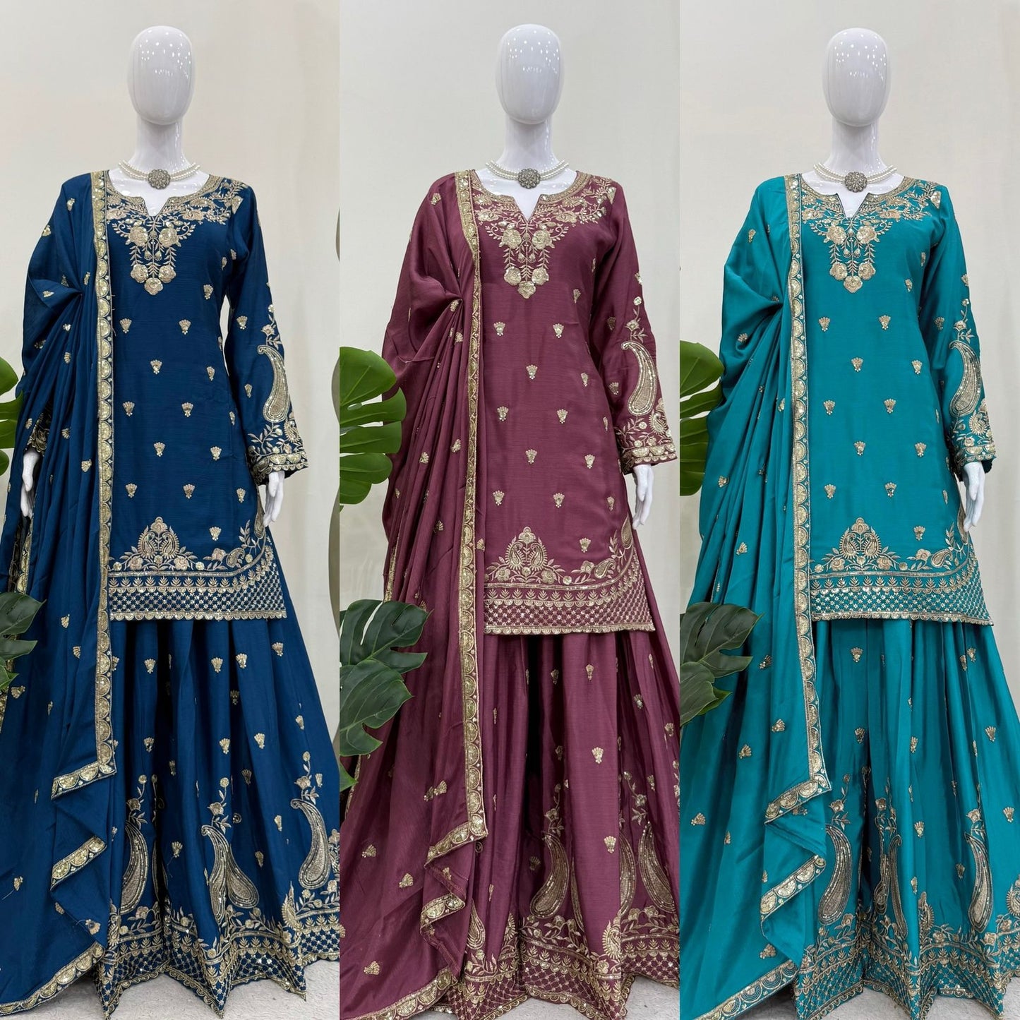 Premium Indian Festival partywear wedding salwar kameez suit set dress