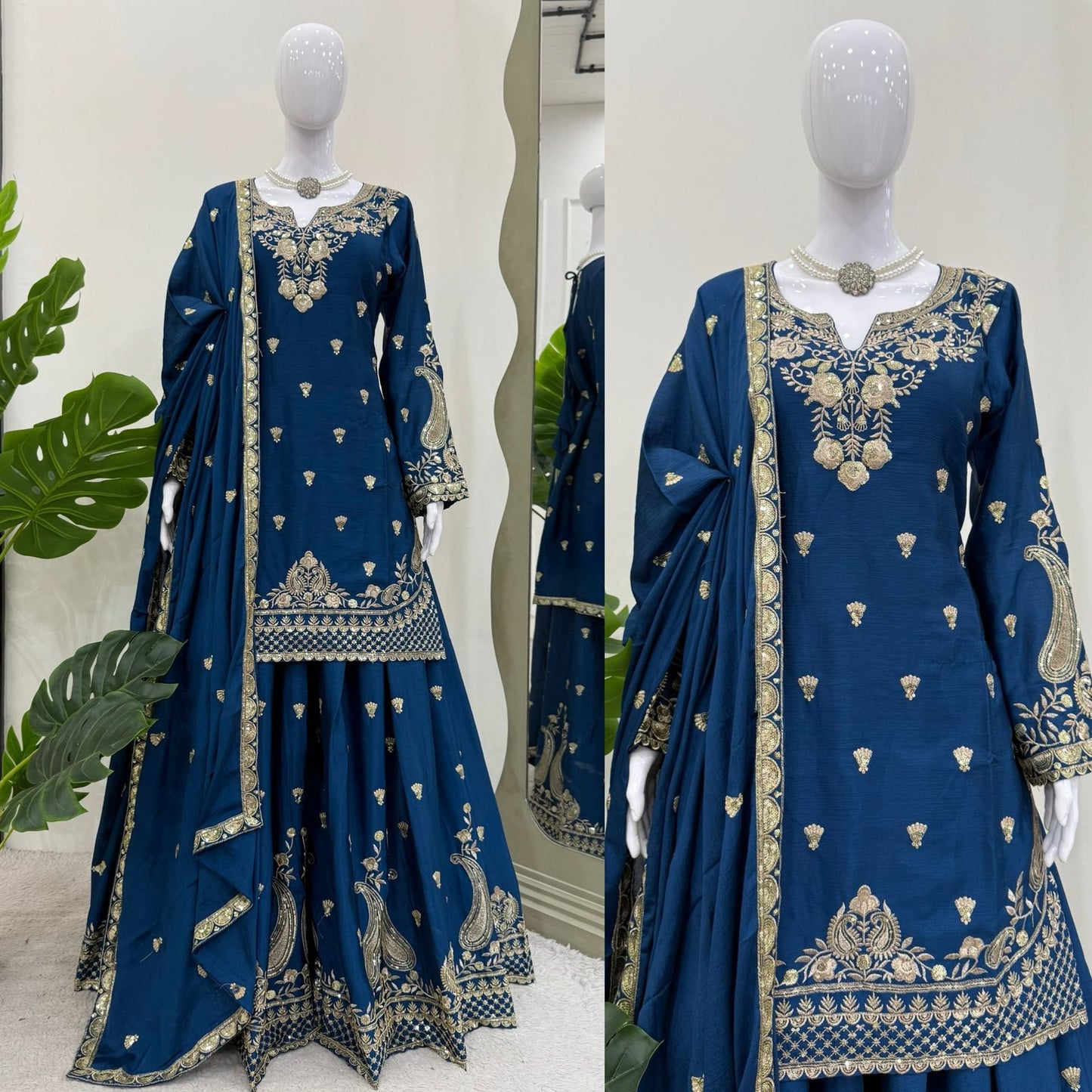 Premium Indian Festival partywear wedding salwar kameez suit set dress