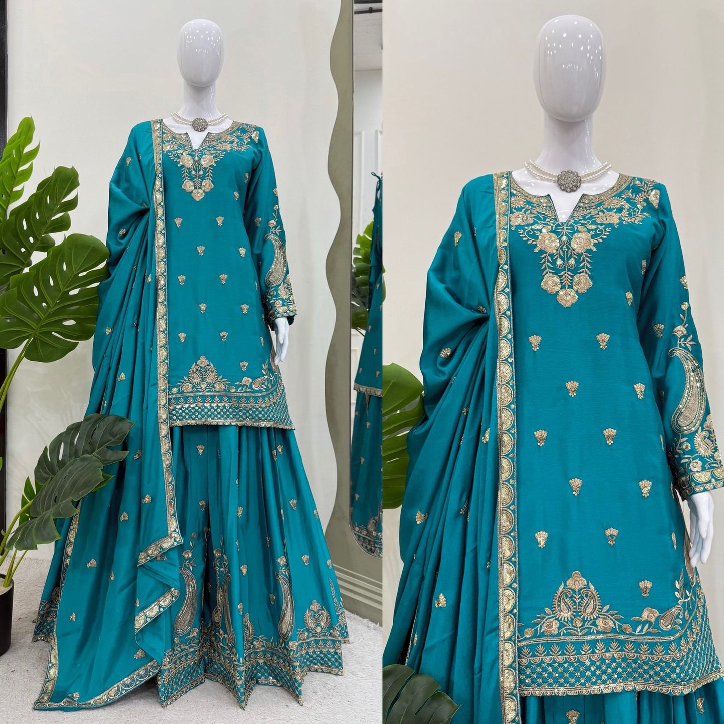 Premium Indian Festival partywear wedding salwar kameez suit set dress
