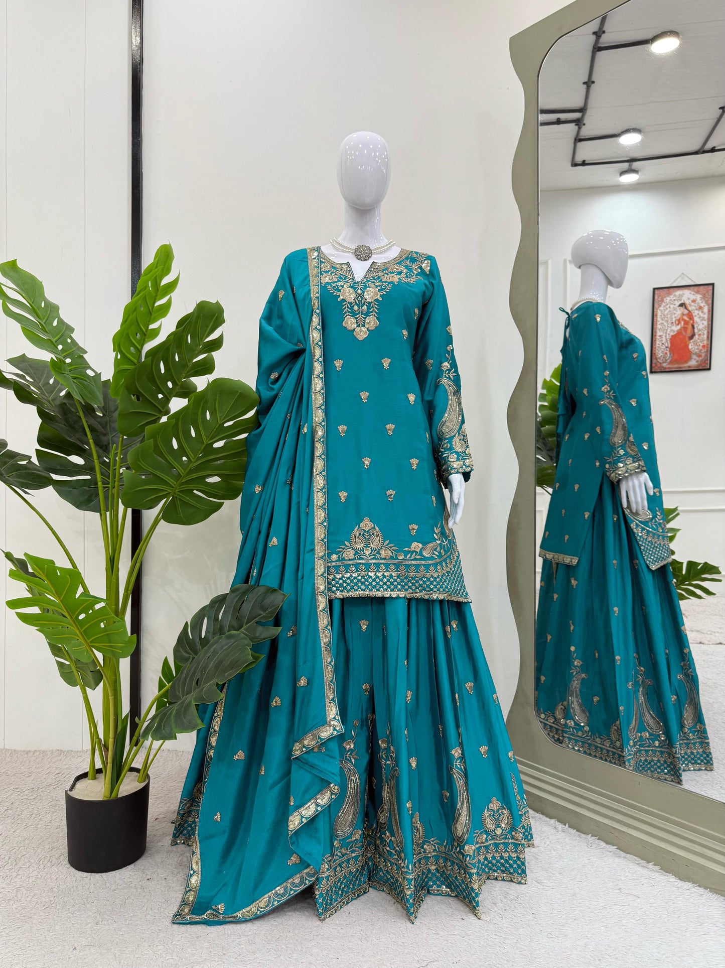 Premium Indian Festival partywear wedding salwar kameez suit set dress
