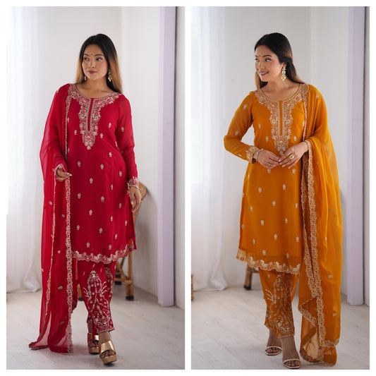 Readymade Indian Festival partywear wedding salwar kameez suit set dress