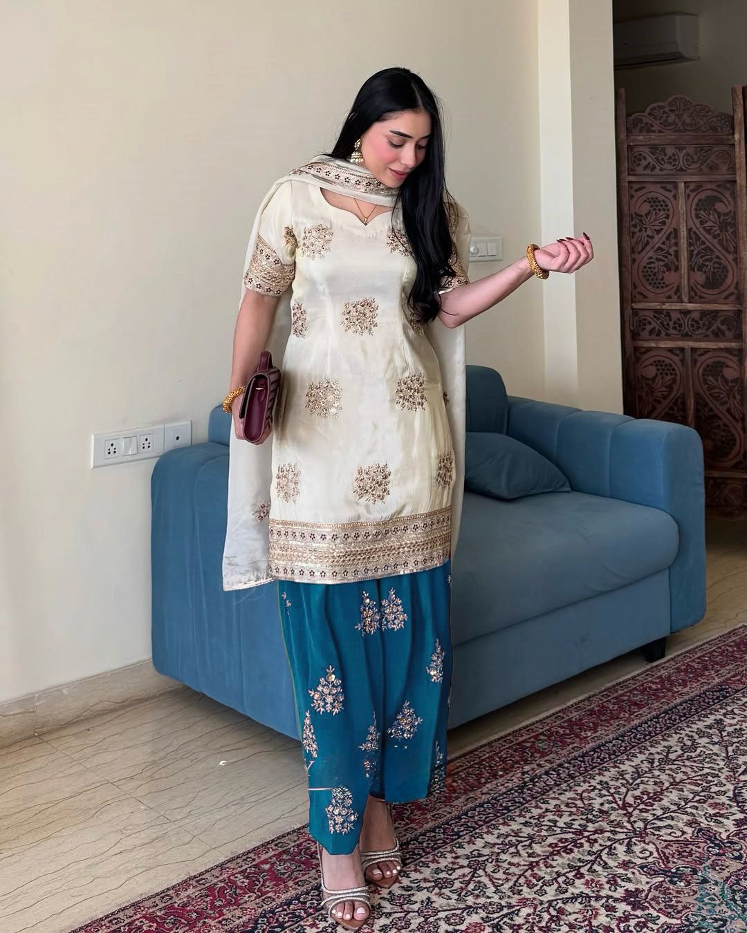 Indian Wedding Festival partywear salwar kameez readymade dress