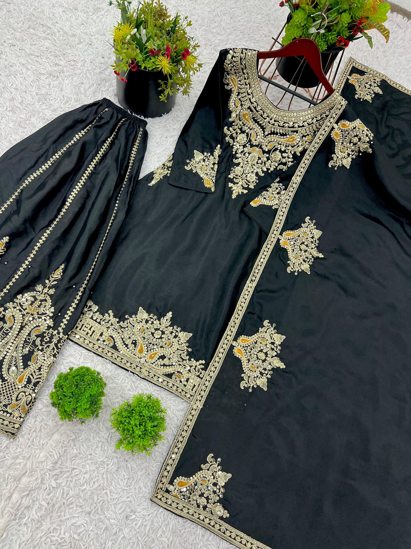 Readymade Palazzo Suit Set Salwar Kameez