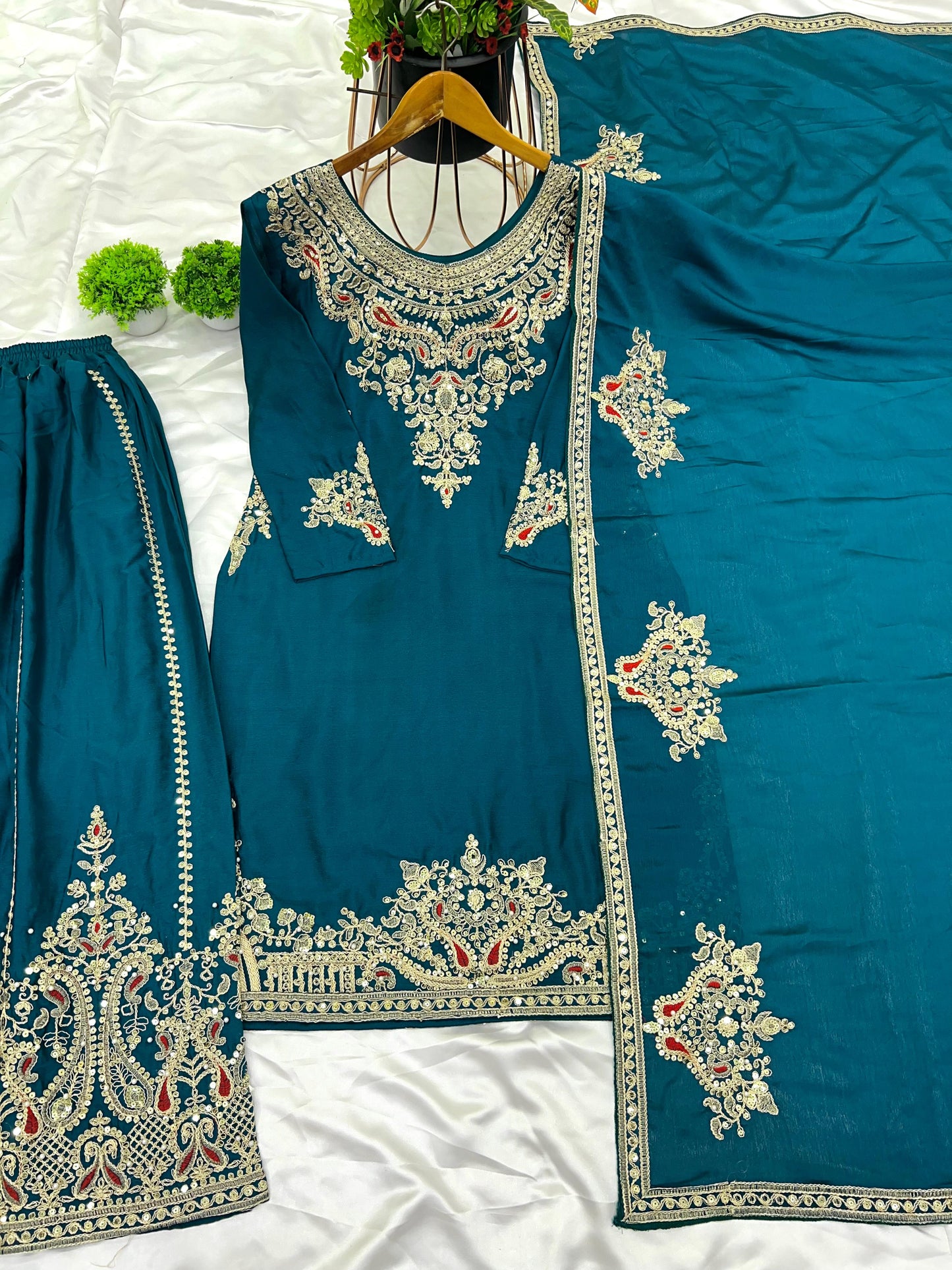 Readymade Palazzo Suit Set Salwar Kameez
