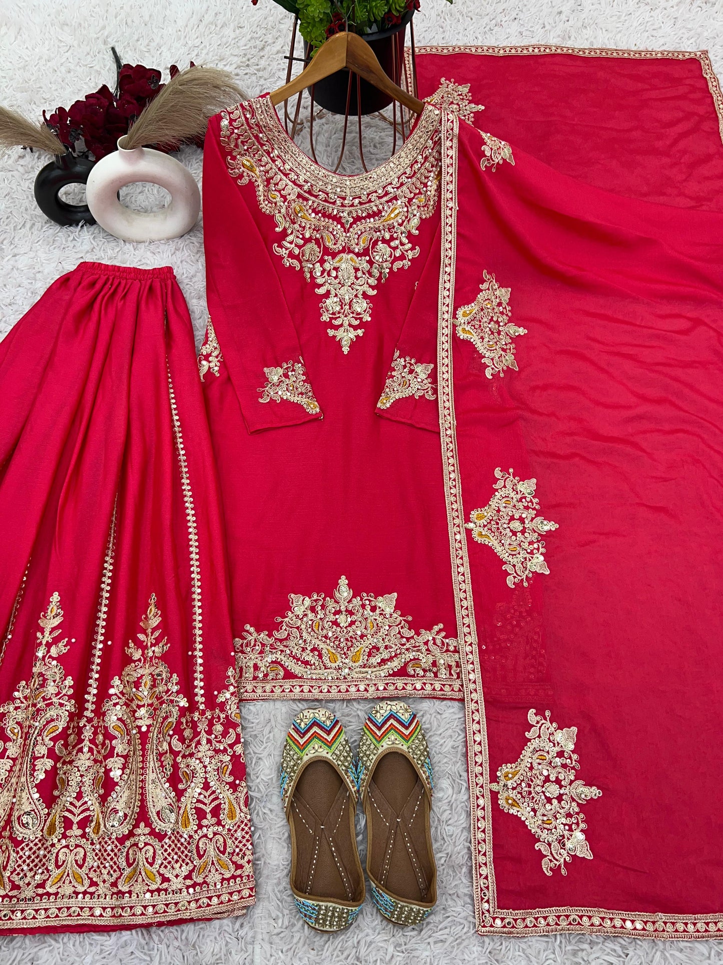 Readymade Palazzo Suit Set Salwar Kameez