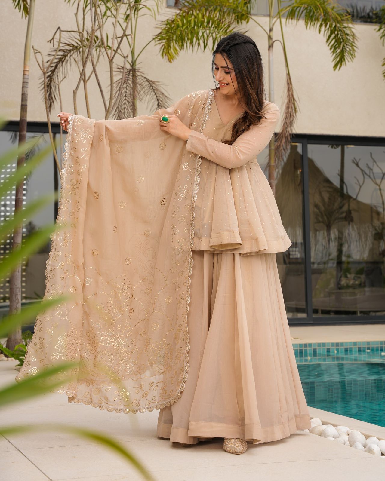 Anarkali Full Flair Readymade Salwar Kameez