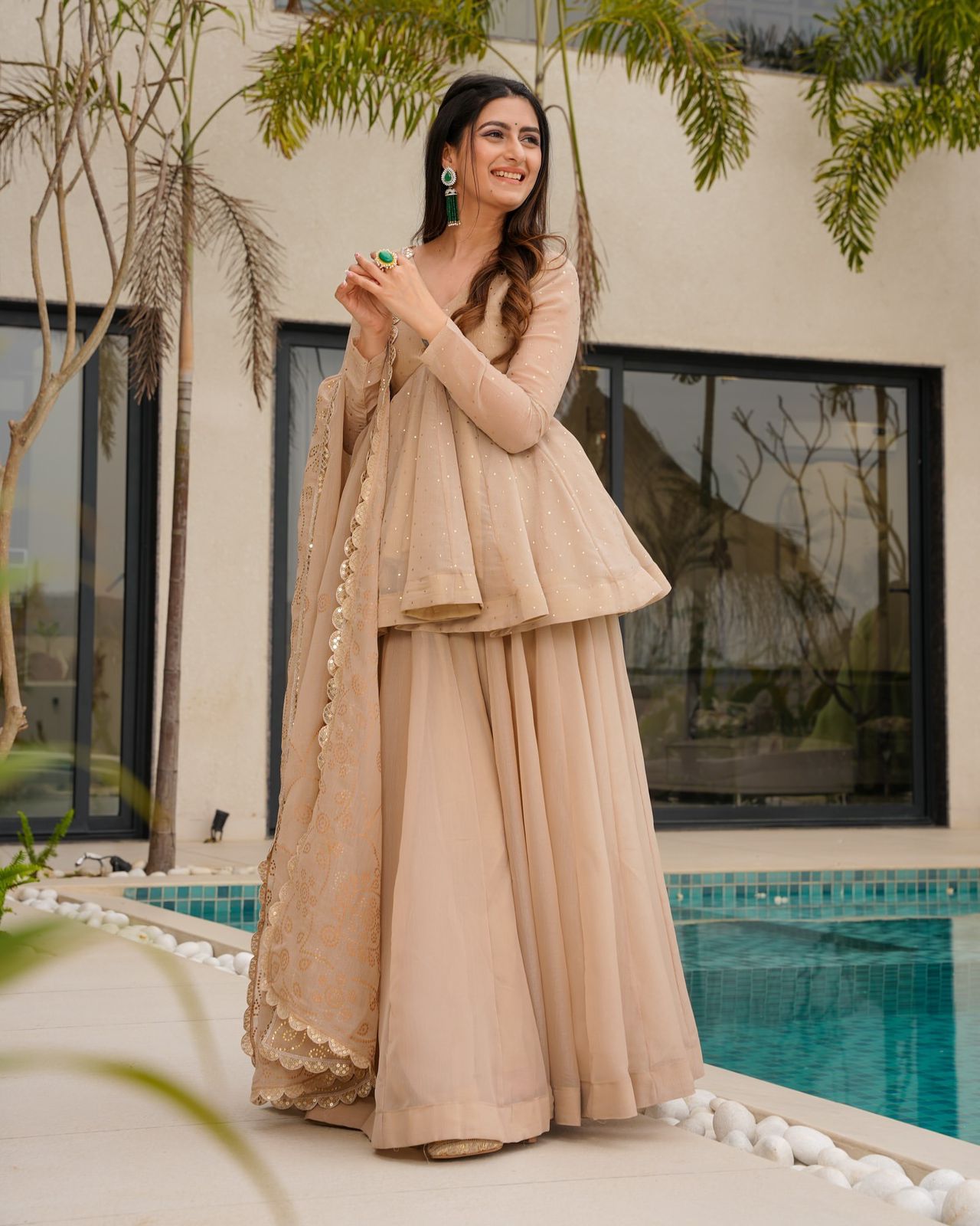 Anarkali Full Flair Readymade Salwar Kameez