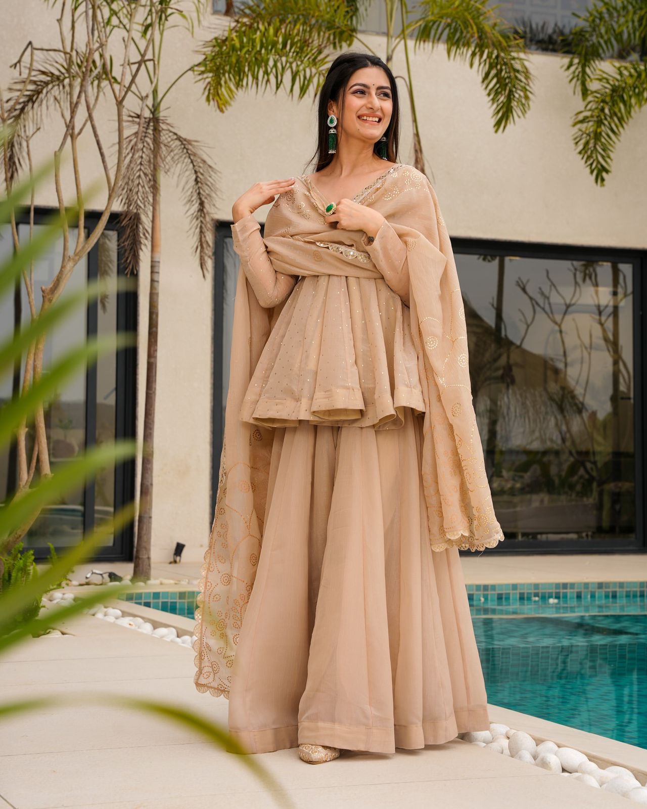 Anarkali Full Flair Readymade Salwar Kameez