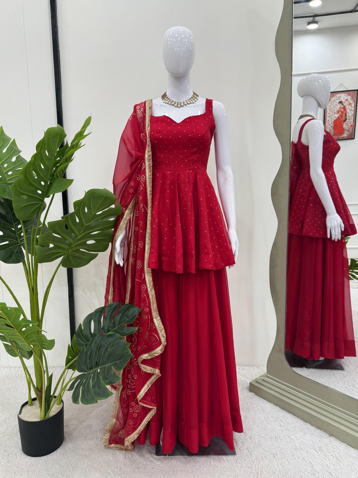 Anarkali Full Flair Readymade Salwar Kameez