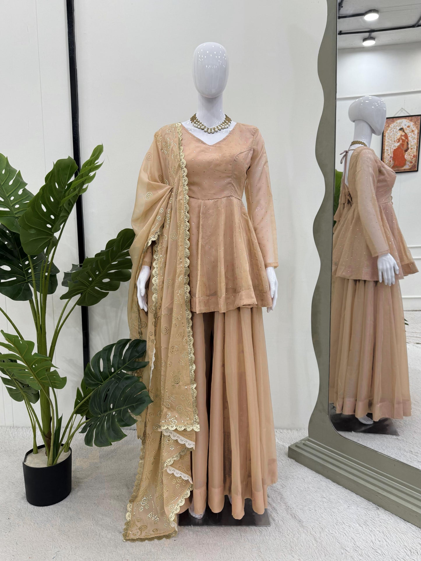 Anarkali Full Flair Readymade Salwar Kameez