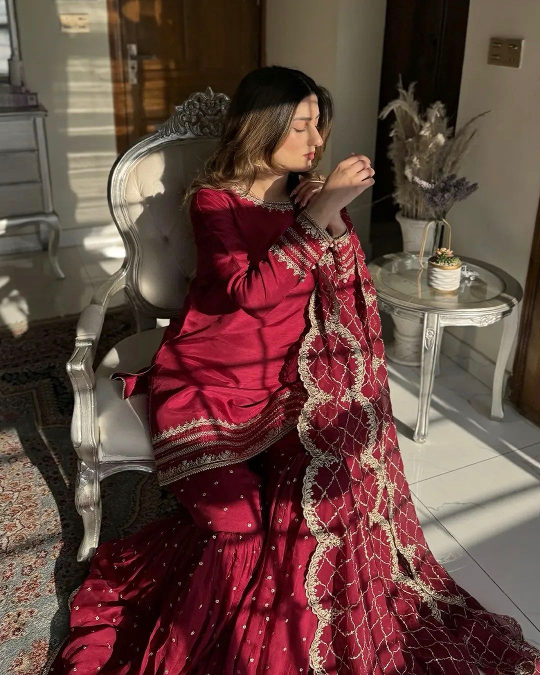 Pakistani salwar kameez suit dress Sharara