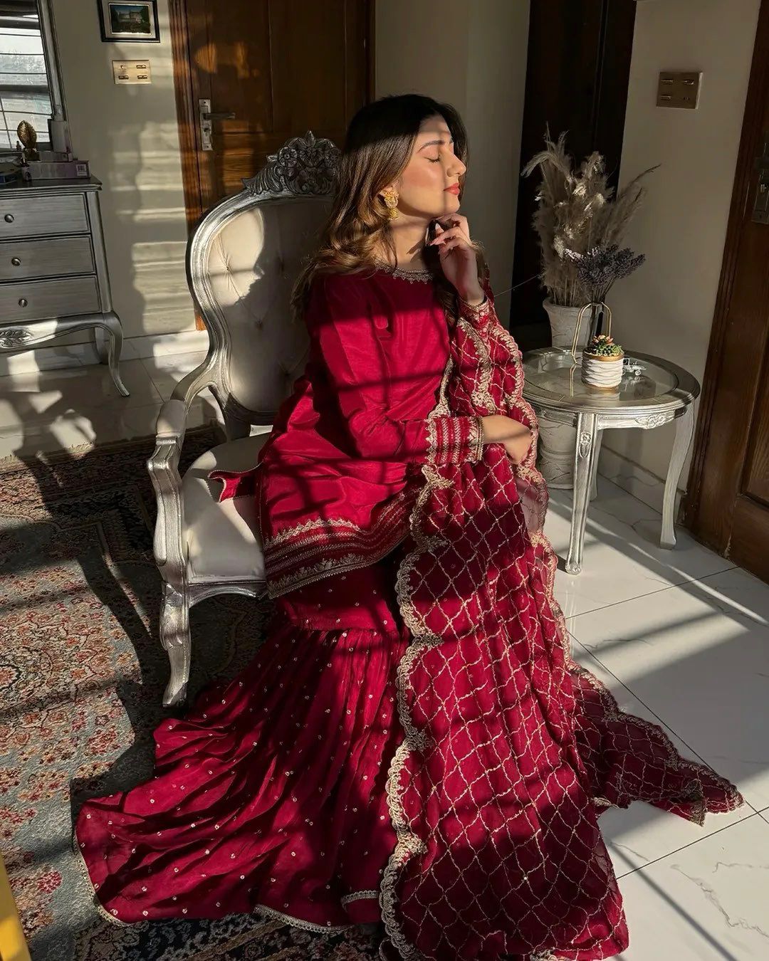 Pakistani salwar kameez suit dress Sharara